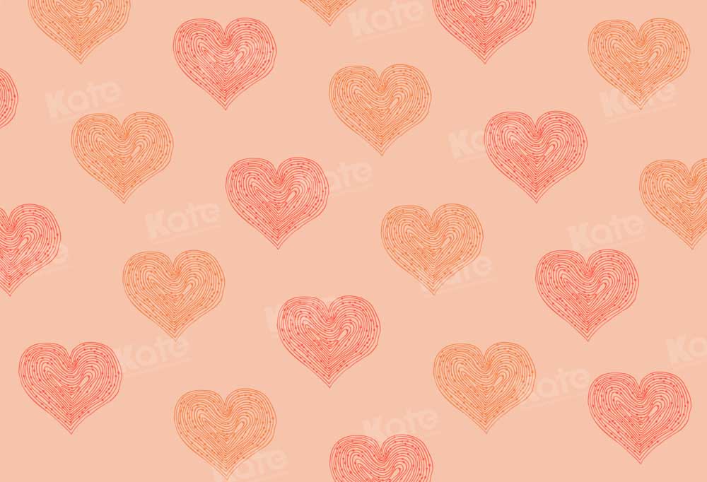 Kate Valentine Hearts Backdrop Designed by Kate Image - Kate Backdrop AU
