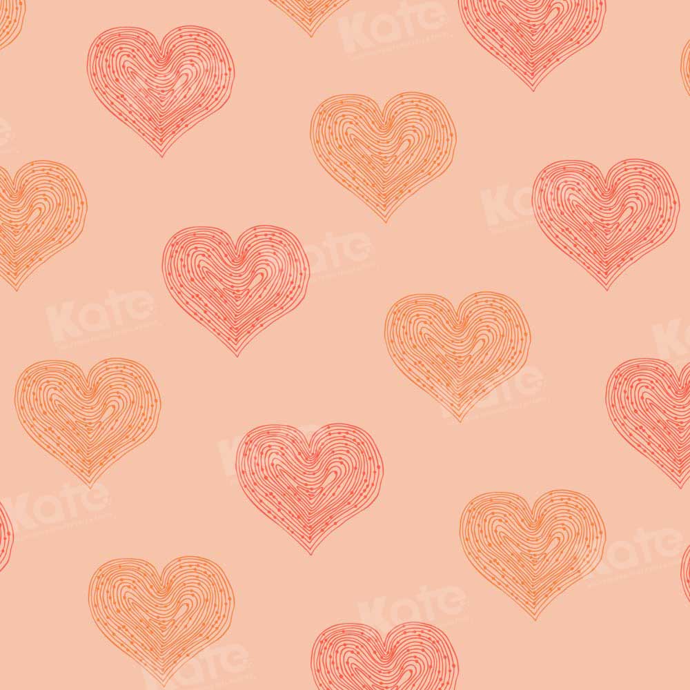 Kate Valentine Hearts Backdrop Designed by Kate Image - Kate Backdrop AU