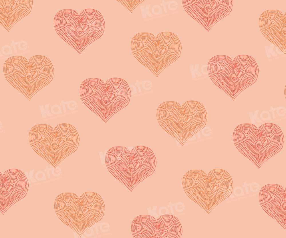 Kate Valentine Hearts Backdrop Designed by Kate Image - Kate Backdrop AU
