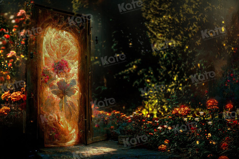 Kate Valentine's Day Rose Garden Backdrop for Photography - Kate Backdrop AU