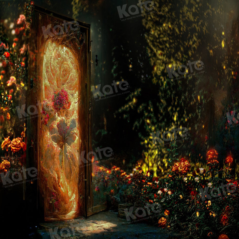 Kate Valentine's Day Rose Garden Backdrop for Photography - Kate Backdrop AU