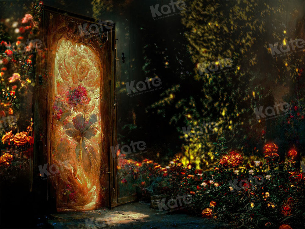 Kate Valentine's Day Rose Garden Backdrop for Photography - Kate Backdrop AU