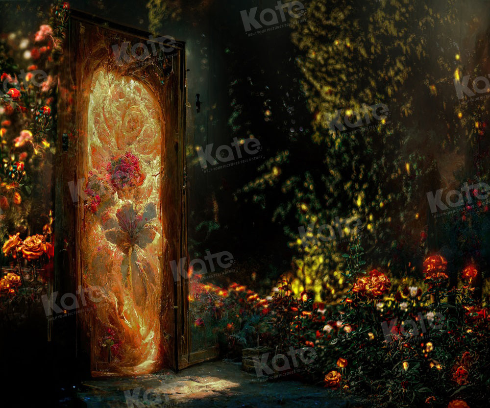 Kate Valentine's Day Rose Garden Backdrop for Photography - Kate Backdrop AU