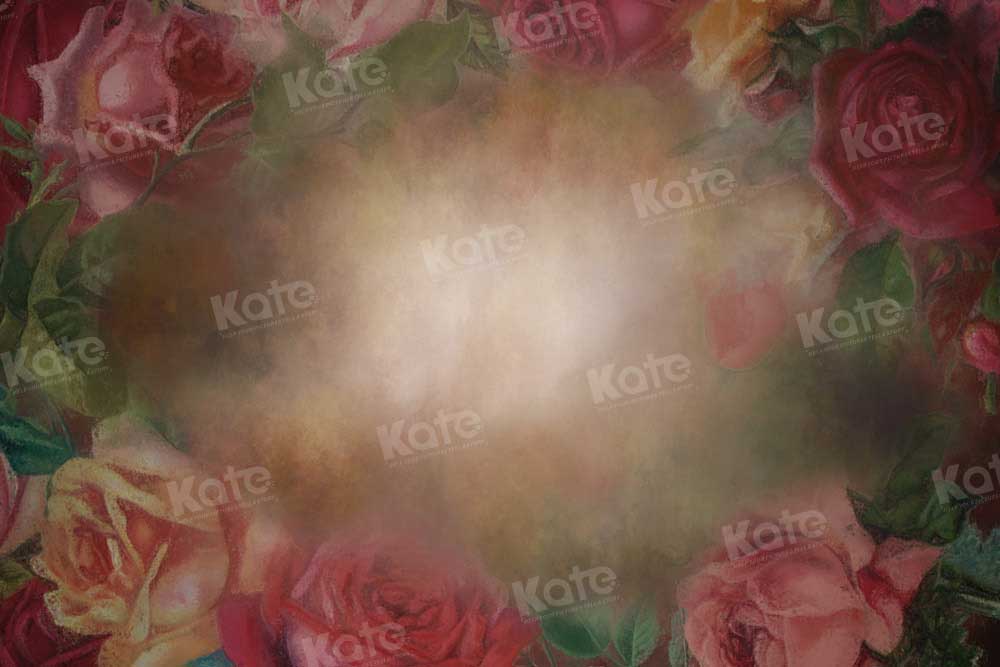 Kate Flower Abstract Backdrop Boudoir Fine Art Designed by GQ - Kate Backdrop AU