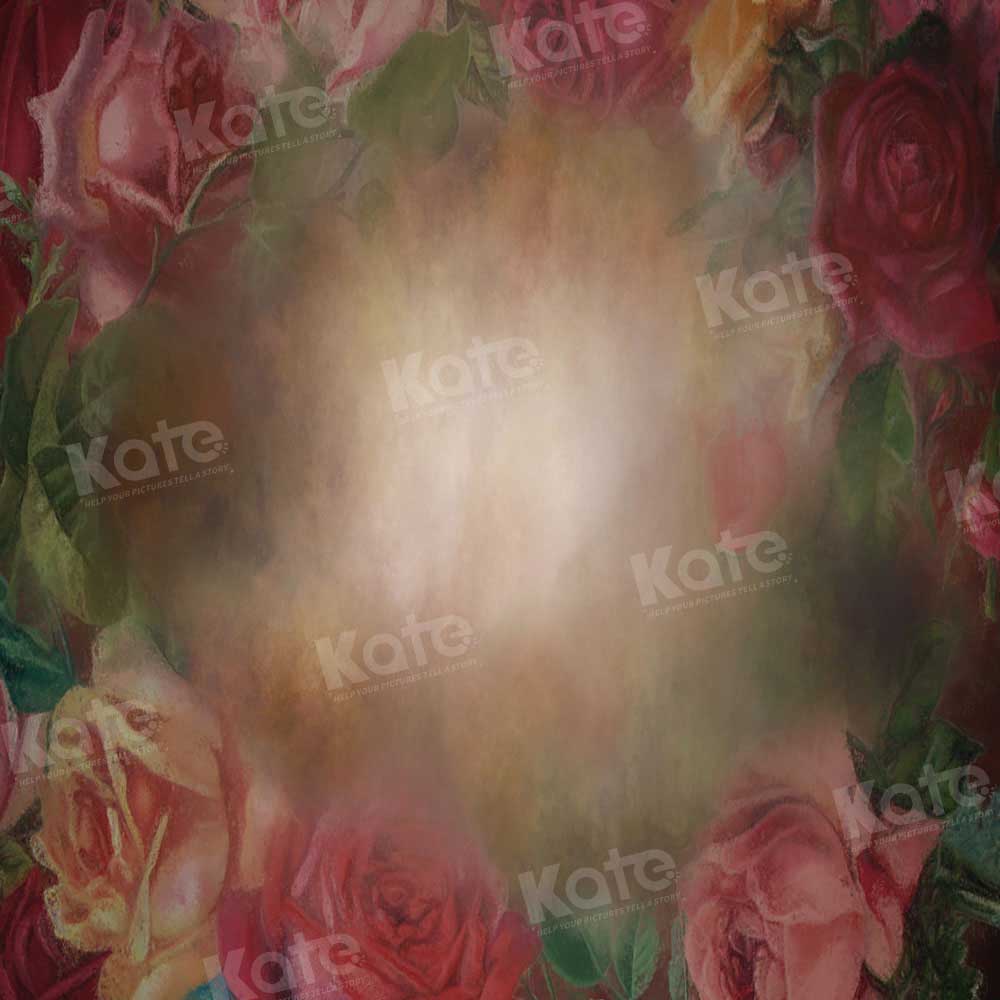 Kate Flower Abstract Backdrop Boudoir Fine Art Designed by GQ - Kate Backdrop AU