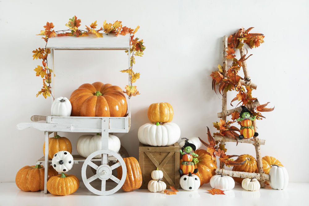 Kate Pumpkin Carriage Backdrop Designed by Emetselch - Kate Backdrop AU