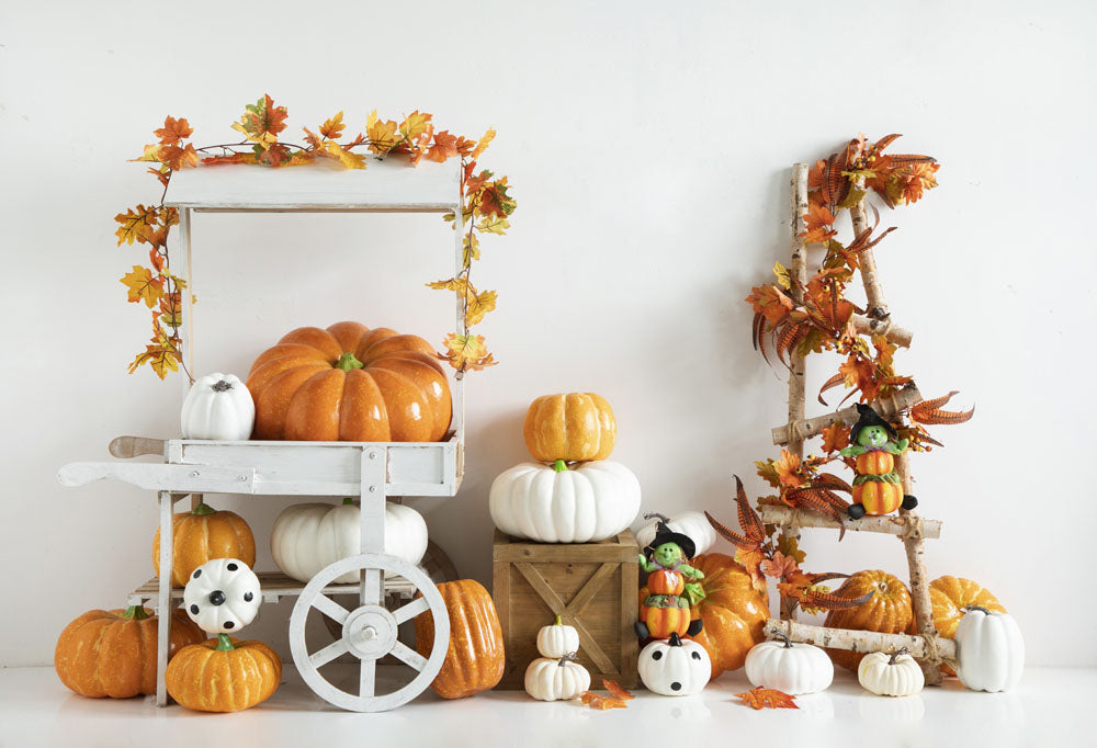 Kate Pumpkin Carriage Backdrop Designed by Emetselch - Kate Backdrop AU