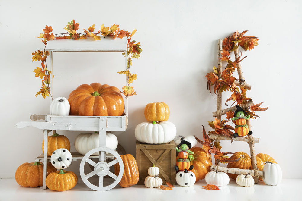 Kate Pumpkin Carriage Backdrop Designed by Emetselch - Kate Backdrop AU