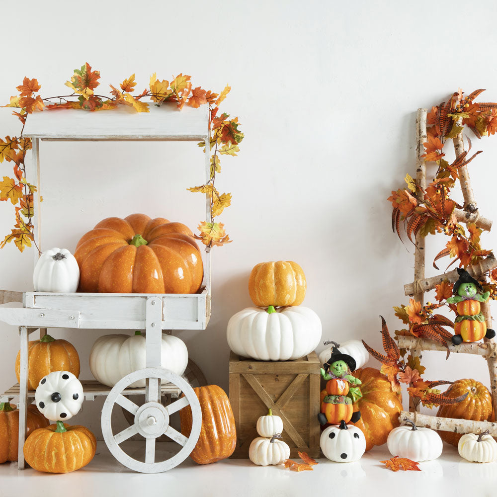 Kate Pumpkin Carriage Backdrop Designed by Emetselch - Kate Backdrop AU