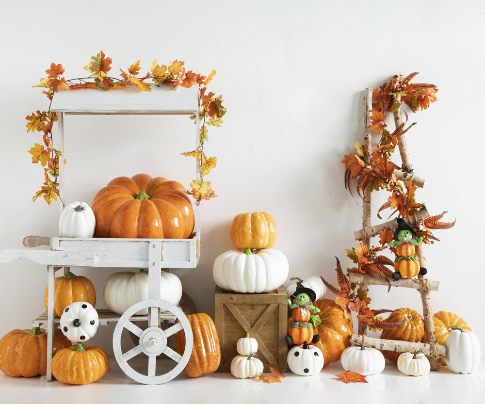 Kate Pumpkin Carriage Backdrop Designed by Emetselch - Kate Backdrop AU