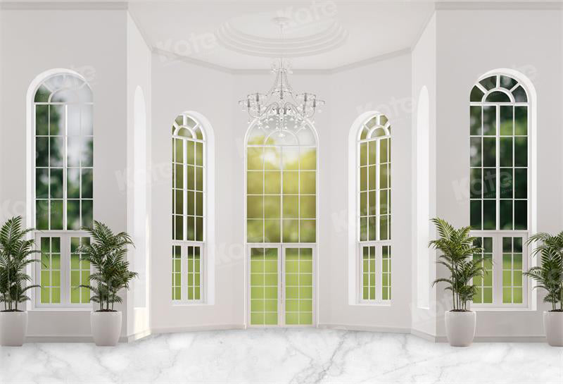 Kate Spring Window Backdrop White Interior Architecture Designed by Uta Mueller - Kate Backdrop AU