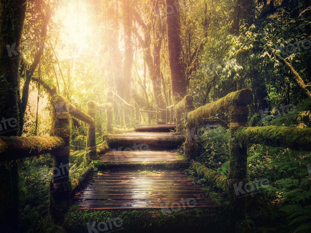 Kate Forest Backdrop Sunshine Green Plants Designed by Chain Photography - Kate Backdrop AU