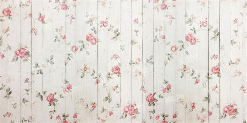 Kate Floral Painted Wood Backdrop for Photography - Kate Backdrop AU