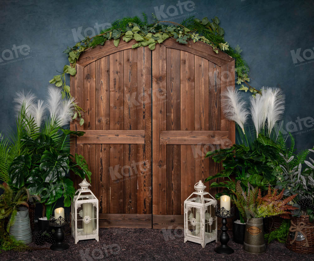 Kate Spring Wood Door Backdrop Designed by Emetselch - Kate Backdrop AU
