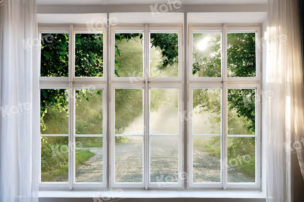 Kate Spring Window Green Backdrop Designed by Chain Photography - Kate Backdrop AU