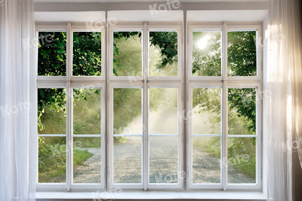 Kate Spring Window Green Backdrop Designed by Chain Photography - Kate Backdrop AU