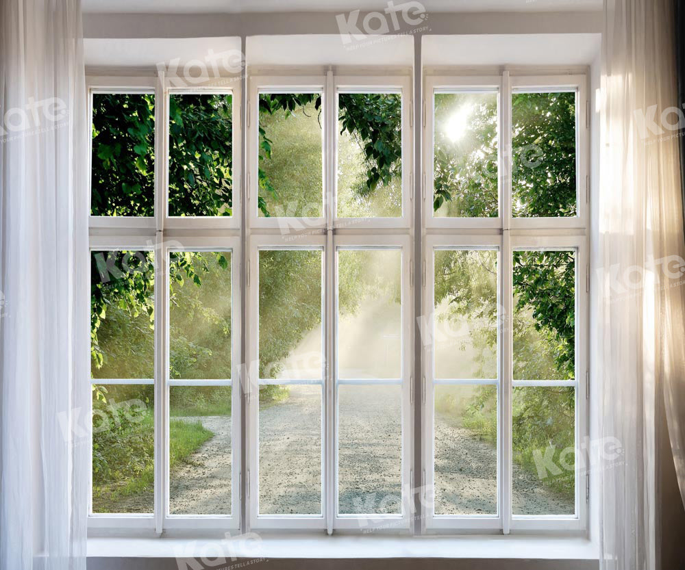 Kate Spring Window Green Backdrop Designed by Chain Photography - Kate Backdrop AU