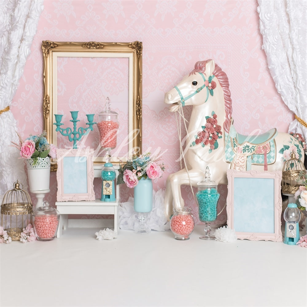 Kate Princess Girl Room Backdrop Designed by Ashley Paul - Kate Backdrop AU