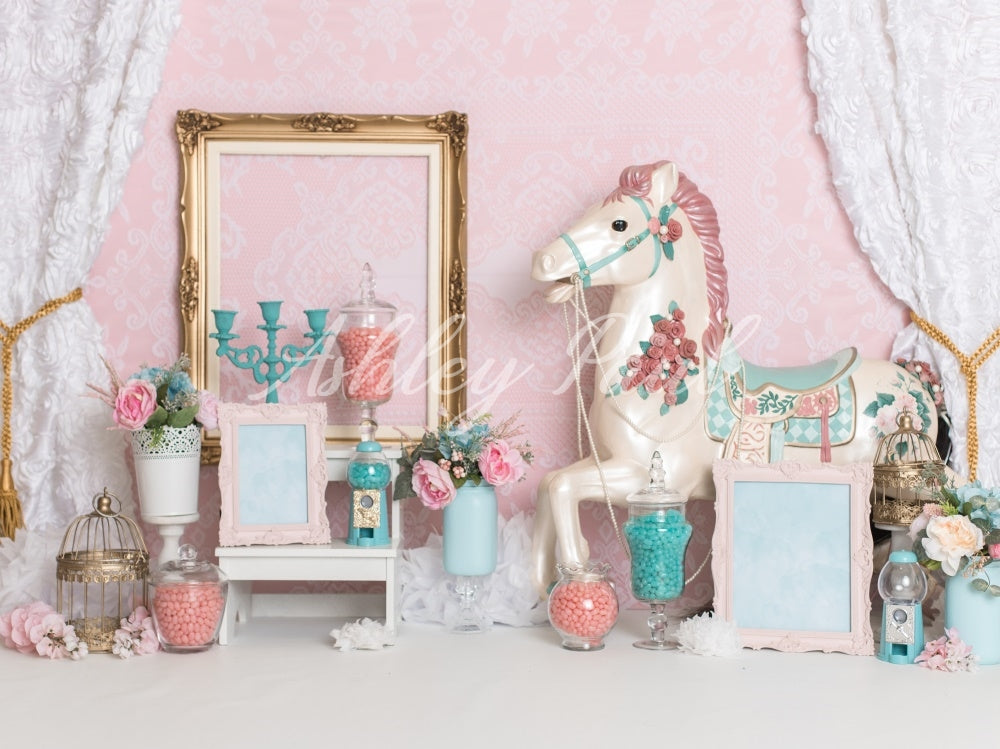 Kate Princess Girl Room Backdrop Designed by Ashley Paul - Kate Backdrop AU