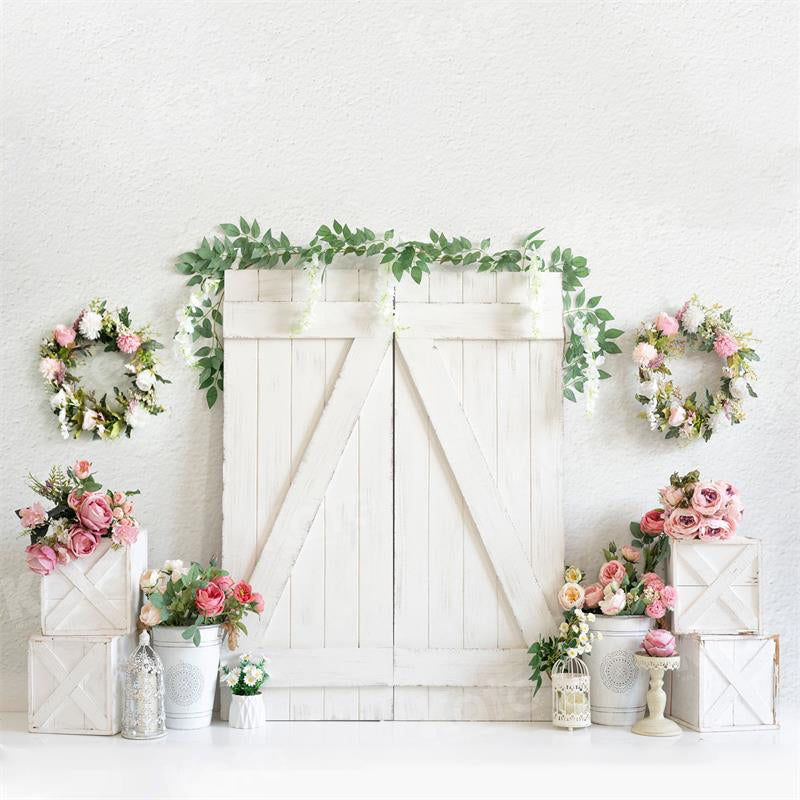 Kate Spring Flower Wood Elegant Backdrop for Photography - Kate Backdrop AU