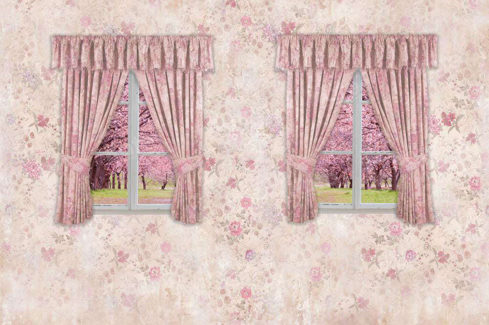 Kate Spring Window Pink Room Backdrop for Photography - Kate Backdrop AU