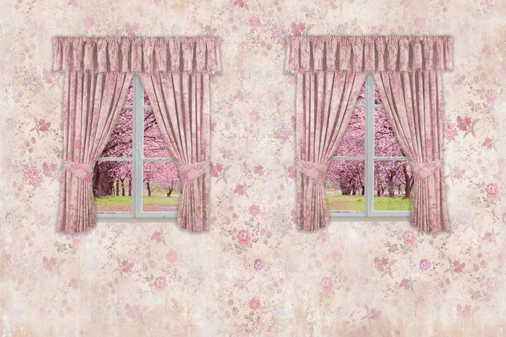 Kate Spring Window Pink Room Backdrop for Photography - Kate Backdrop AU