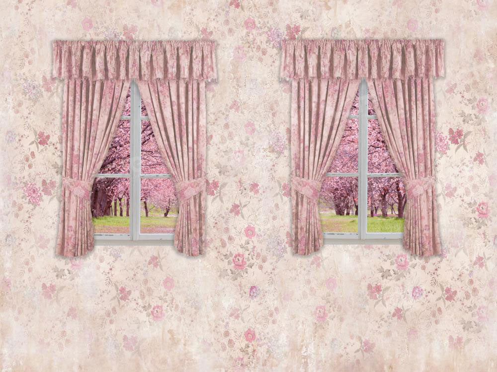 Kate Spring Window Pink Room Backdrop for Photography - Kate Backdrop AU