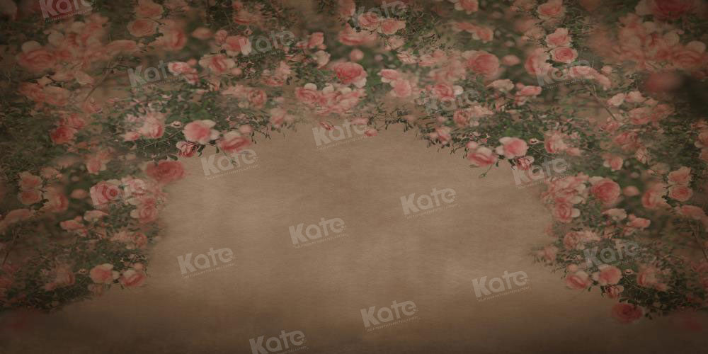Kate Retro Dark Floral Arch Backdrop for Photography - Kate Backdrop AU