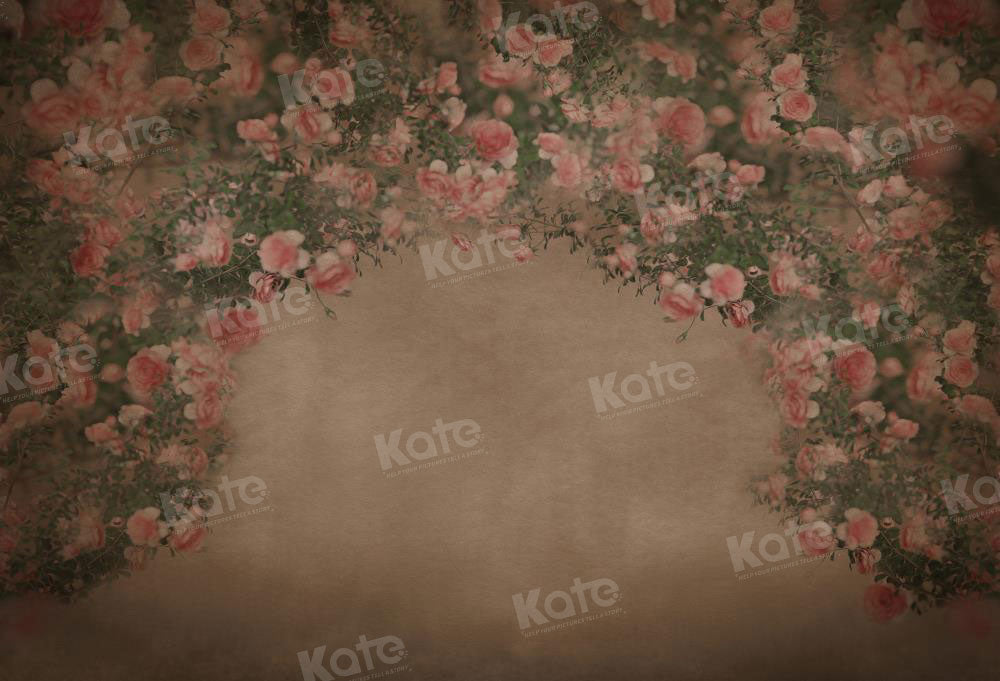 Kate Retro Dark Floral Arch Backdrop for Photography - Kate Backdrop AU