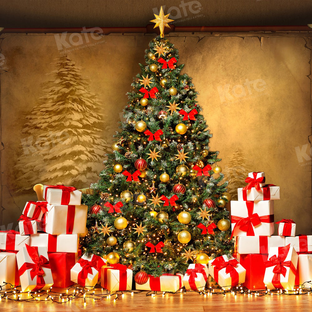 Kate Christmas Tree Magic Book Gifts Backdrop for Photography - Kate Backdrop AU