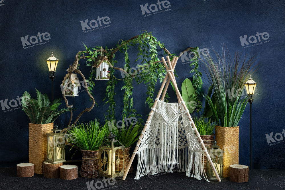 Kate Spring Boho Camping Tent Backdrop Designed by Emetselch - Kate Backdrop AU