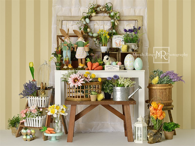 Kate Farmhouse Easter Backdrop Designed by Mandy Ringe Photography - Kate Backdrop AU