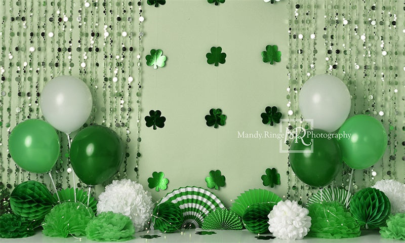 Kate St. Patrick's Day Shamrock Party Backdrop Designed by Mandy Ringe Photography - Kate Backdrop AU