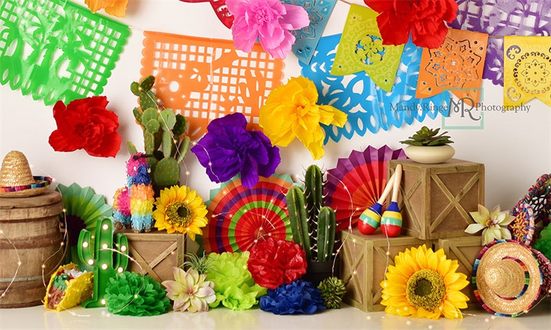 Kate Sunflower Fiesta Backdrop Designed by Mandy Ringe Photography - Kate Backdrop AU