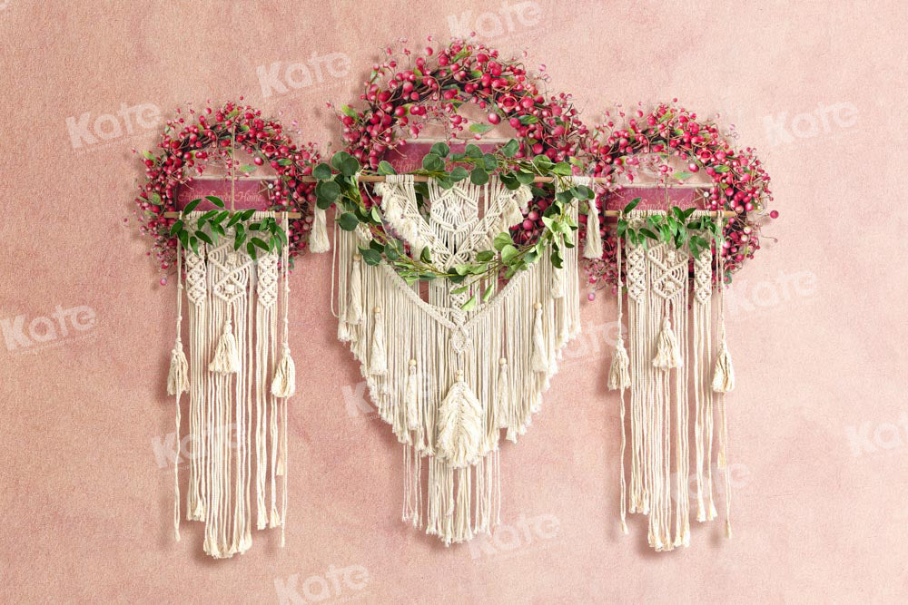 Kate Boho Flower Backdrop Spring Tapestry Designed by Chain Photography - Kate Backdrop AU