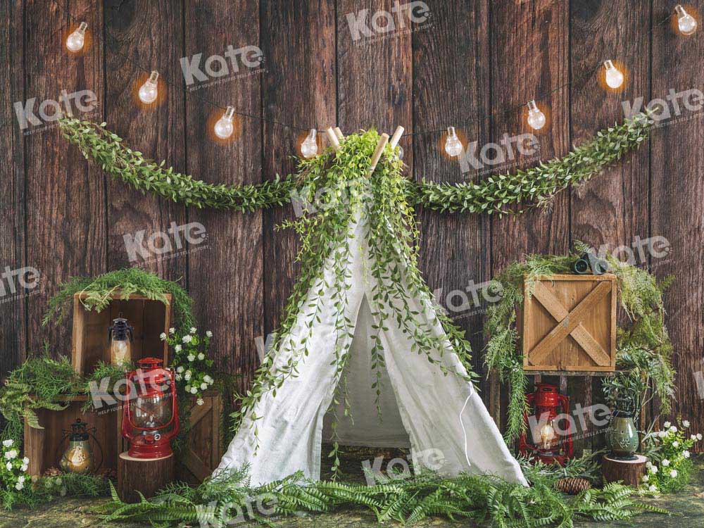 Kate Summer Camping Tent Backdrop Designed by Emetselch - Kate Backdrop AU