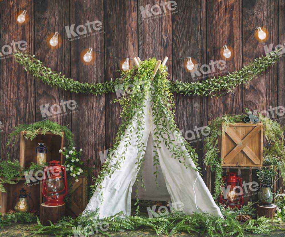 Kate Summer Camping Tent Backdrop Designed by Emetselch - Kate Backdrop AU