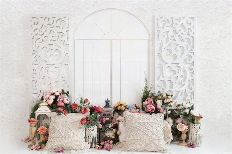 Kate Spring Flower Backdrop Pillow for Photography - Kate Backdrop AU