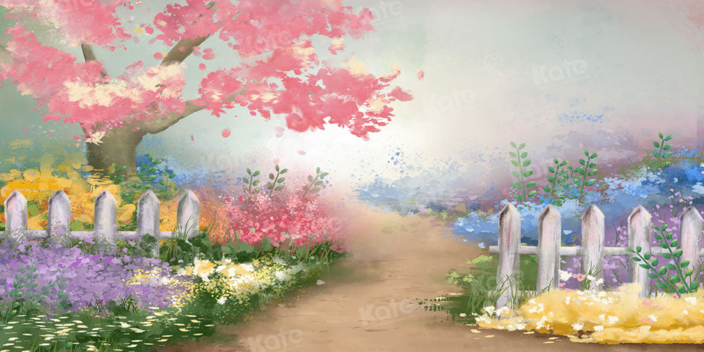 Kate Spring Flowers Backdrop Garden Trail Designed by GQ - Kate Backdrop AU