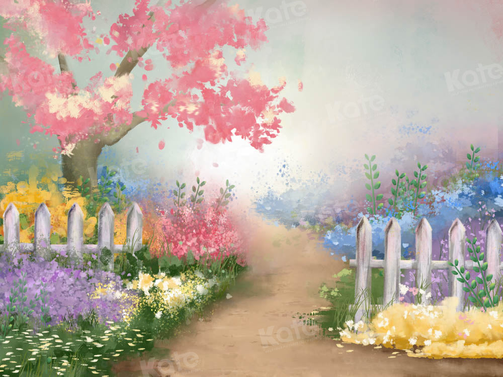 Kate Spring Flowers Backdrop Garden Trail Designed by GQ - Kate Backdrop AU