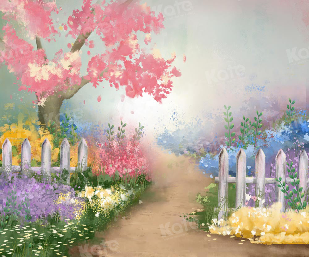 Kate Spring Flowers Backdrop Garden Trail Designed by GQ - Kate Backdrop AU