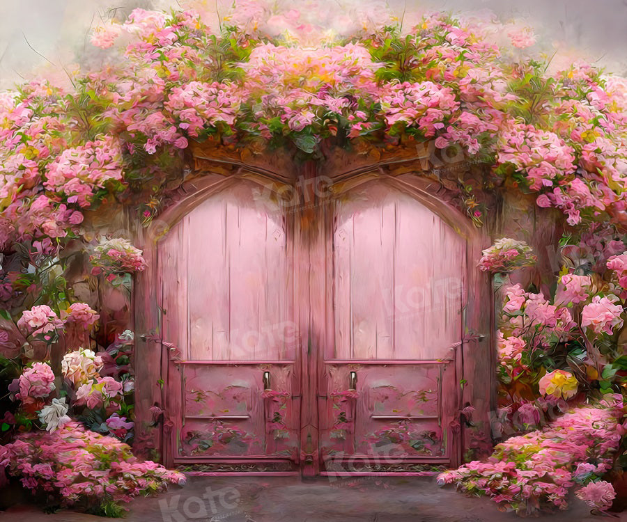 Kate Floral Mystery Garden Backdrop Door for Photography - Kate Backdrop AU