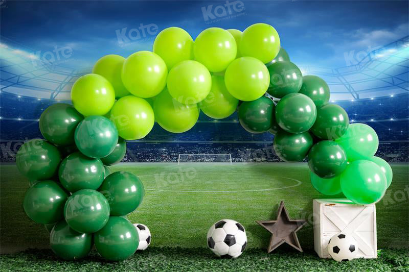 Kate Football Field Balloon Backdrop for Photography - Kate Backdrop AU