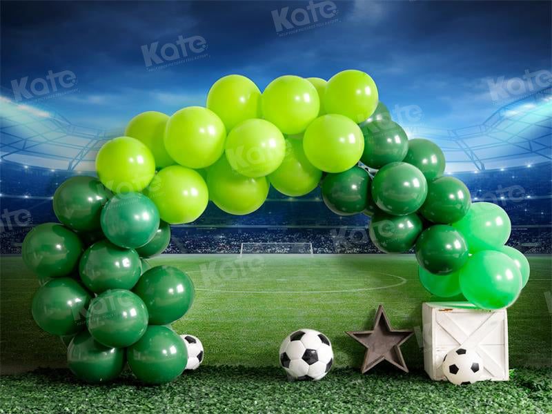 Kate Football Field Balloon Backdrop for Photography - Kate Backdrop AU