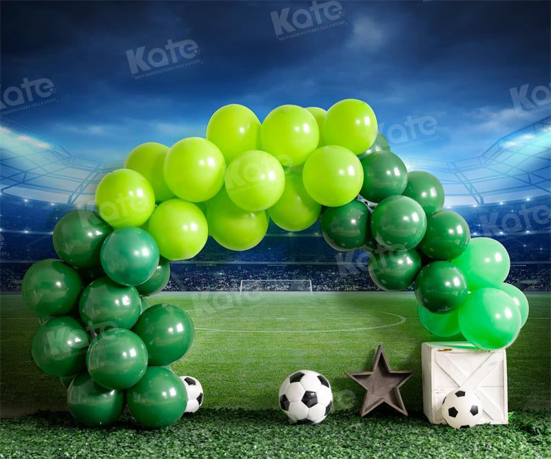 Kate Football Field Balloon Backdrop for Photography - Kate Backdrop AU