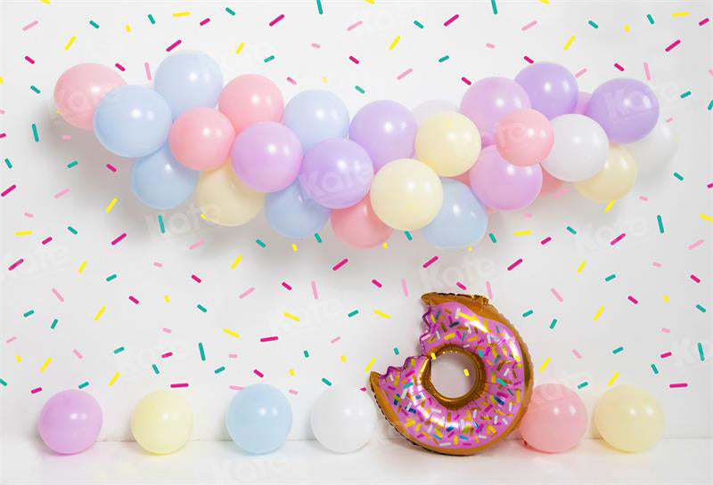 Kate Cake Smash Balloon Backdrop Birthday for Photography - Kate Backdrop AU
