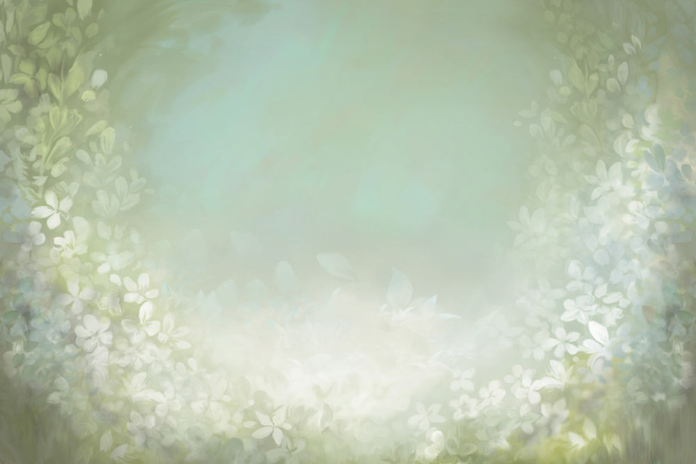 Kate Green Painting Floral Backdrop Portrait Designed by GQ - Kate Backdrop AU