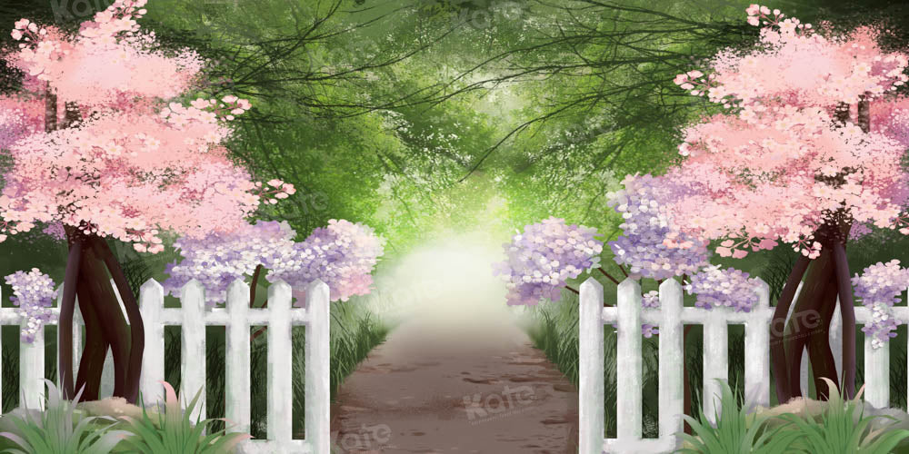 Kate Fine Art Painting Garden Path Forest Backdrop Designed by GQ - Kate Backdrop AU