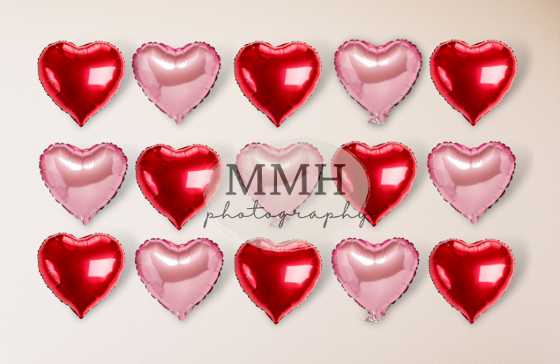 Kate Valentine's Day Backdrop Heart Designed by Melissa McCraw-Hummer - Kate Backdrop AU