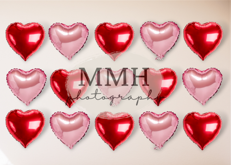 Kate Valentine's Day Backdrop Heart Designed by Melissa McCraw-Hummer - Kate Backdrop AU